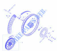 Front wheel para Aprilia RX 50 Factory E4 2018