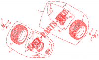 Rear wheel para Aprilia Quasar 2003