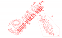 Carburettor flange para Aprilia RS 125 2010