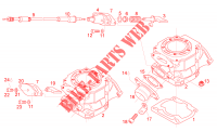 Cylinder   Exhaust valve para Aprilia RS 125 2009