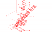 Cylinder   Piston para Aprilia RS4 125 4T 2014