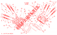 Cylinder head   valves para Aprilia Shiver PA 2015