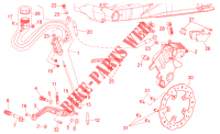Rear brake system para Aprilia Shiver 2014