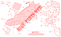 Rear body    Undersaddle para Aprilia SL Falco 2001