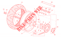 Rear wheel para Aprilia SL Falco 2000