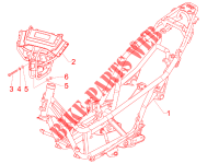 Chassis/estrutura externa para Aprilia SR MAX 2012
