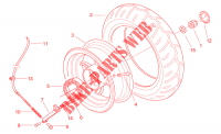 Rear wheel   drum brake para Aprilia SR AIR 1999