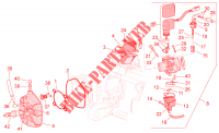 Cylinder head/Carburettor para Aprilia SR carb. 2014