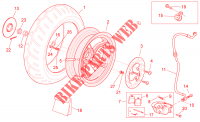 Rear wheel   disc brake para Aprilia SR IE+Carb. 2014