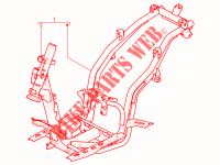 Chassis/estrutura externa para Aprilia SR Motard 4T E3 2014