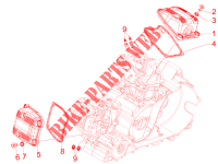 Cobertura da cabeça para Aprilia SRV 4T 8V E3 2013
