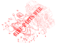 Cobertura do volante magnete   Filtro do óleo para Aprilia SRV 4T 8V E3 2013