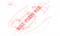 Rear body II para Aprilia Area 51 2000